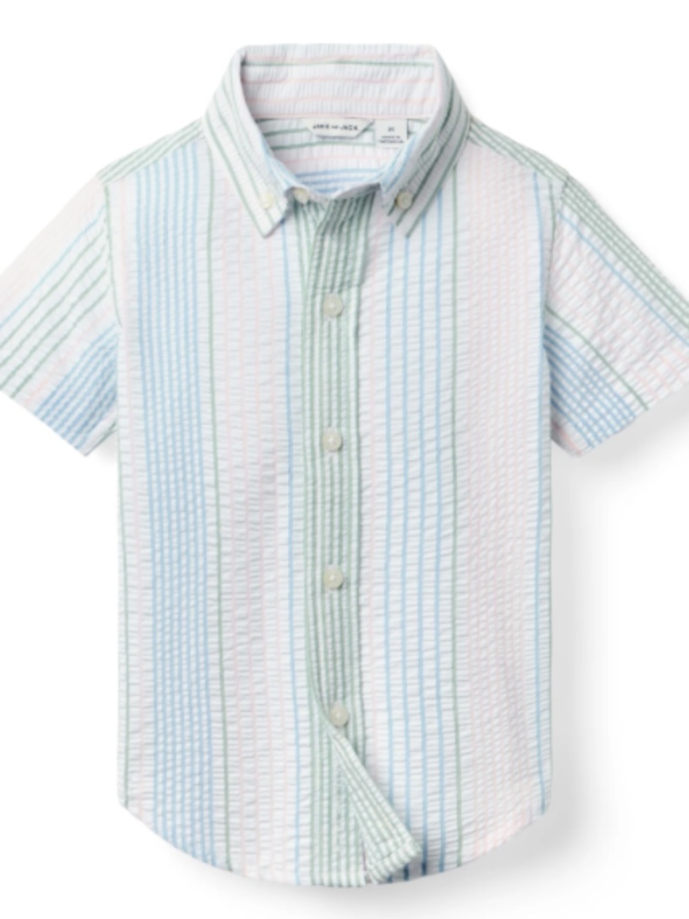Striped Seersucker Shirt, Multi (Size 4T) NWT
